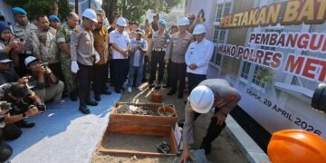 Peletakan Batu Pertama Mako Baru, Kapolda Metro Jaya Dorong Peningkatan Layanan Polres Depok