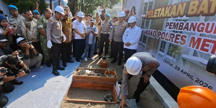 Peletakan Batu Pertama Mako Baru, Kapolda Metro Jaya Dorong Peningkatan Layanan Polres Depok