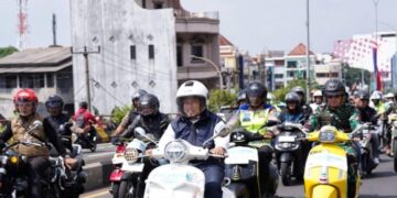 Ratusan Bikers Konvoi Bersama Wali Kota Depok Rayakan HUT ke-27