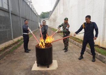 Rutan Kelas I Depok Perketat Pengawasan, Barang Bukti Hasil Razia Dimusnahkan